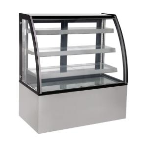 Quality Curved Glass Display Fridge With Front Curved Triple Glazed Anti-Fog Glass wholesale