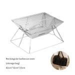 Flame Safety Device Wood Stove for Outdoor Hiking Picnic BBQ Camping Foldable