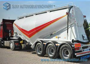 Quality 50000 L Lifting Axle Bulk Cement Semi Tanker Trailers Single Wheel wholesale