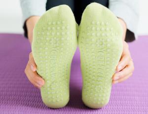 Quality Lovely Design Breathable Women Yoga Pilates Socks / Cotton Ankle Socks wholesale