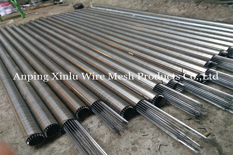 4" Johnson Wedge Wire Wrap Water Well Slot Screen Threaded Fitting For Dewatering