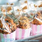 Flat Bottom Cellophane Bags, 4x4x9 Inches Gusseted Cellophane Bags With Paper