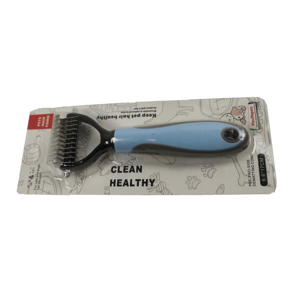 Curved Dog Comb Brush To Remove Knot Out Pet Grooming Comb Floating Hair 17.5x6