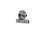 M0.5 S45 Steel Helical Gear Rail Rack CNC Miniature Toothed Rack