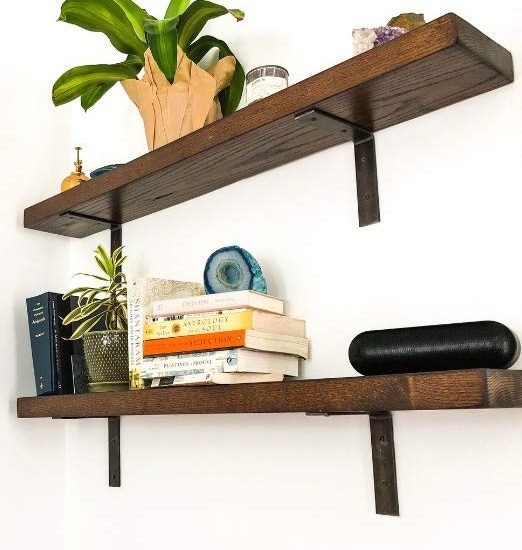 Wall Mounted Floating Shelf Bracket with Easy Assembly L Type and Easy Assembly Advantage