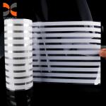 White Stripe Self-adhesive Decorative Film PET Membrane Foil For Glass Windows