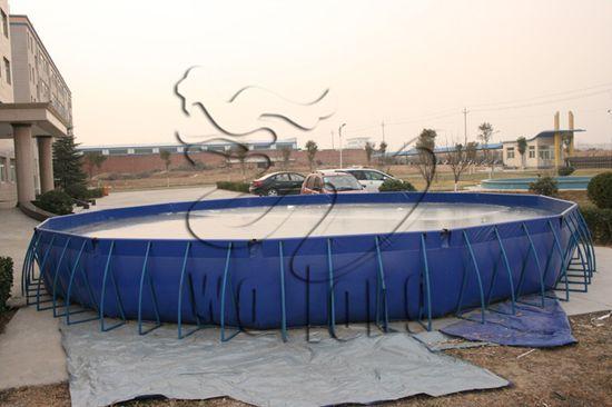 summer above ground round frame pool