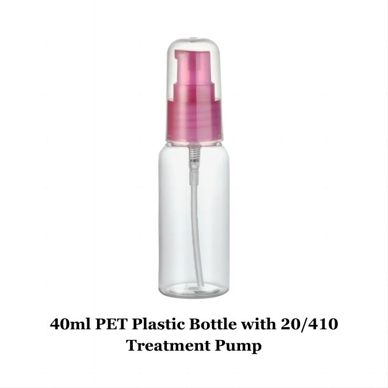Professional OEM 30ml 40ml 50ml 60ml PET Plastic Bottles with Pump Sprayer Flip Top Cap