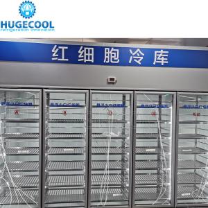 Quality Walk in Cooler Refrigeration Equipment Kitchen with Online Service Black Glass Door wholesale