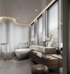 Modern Wood Grain Whole House Design Light Grey Home Furniture Design