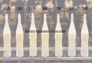 Quality White Tattoo Gun Tips Medial Plastic Material Ethylene Oxide Sterilized No Safe Risk wholesale