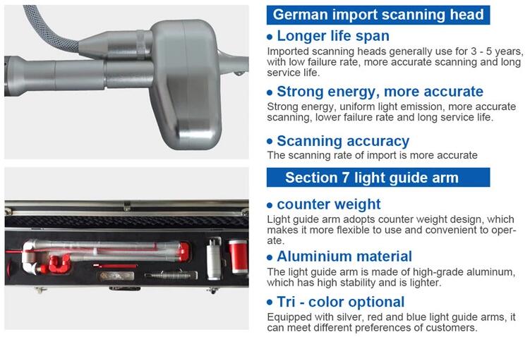 Stationary Style Fractional CO2 Laser Machine 10600nm For Commercial