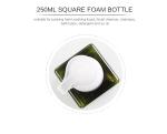 250ml Plastic Empty Square Foam Pump Bottle Packaging Colorful For Skin Care