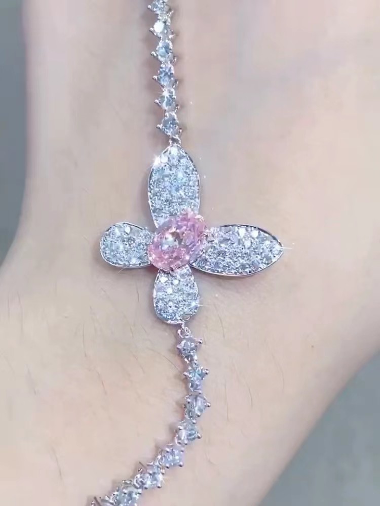 Loose Synthetic Diamond Bracelet Butterfly Product Jewelry Production Earing Necklace