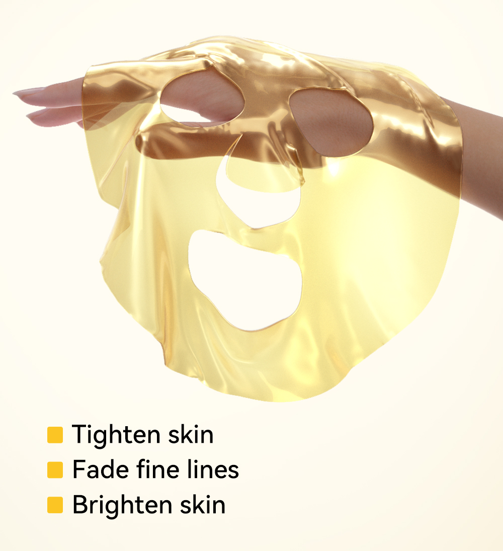 24K Gold Collagen Facial Face for Women Anti Aging Facecare Face Mask for Sensitive Skin