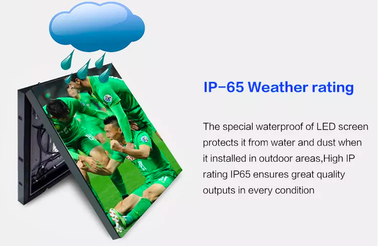 Outdoor P4 Football Stadium Led Screen Display Front Open Advertising