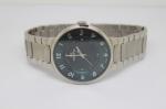 Black Unisex Watch Stainless Steel , Stainless Steel Strap Watch