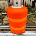Traffic Safety ISO Standard EVA Buckets Rolling Guardrail Barrier For Highway