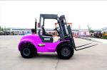 Safe Counterweight Off-Road Forklift Truck "Overall Height 2450mm
