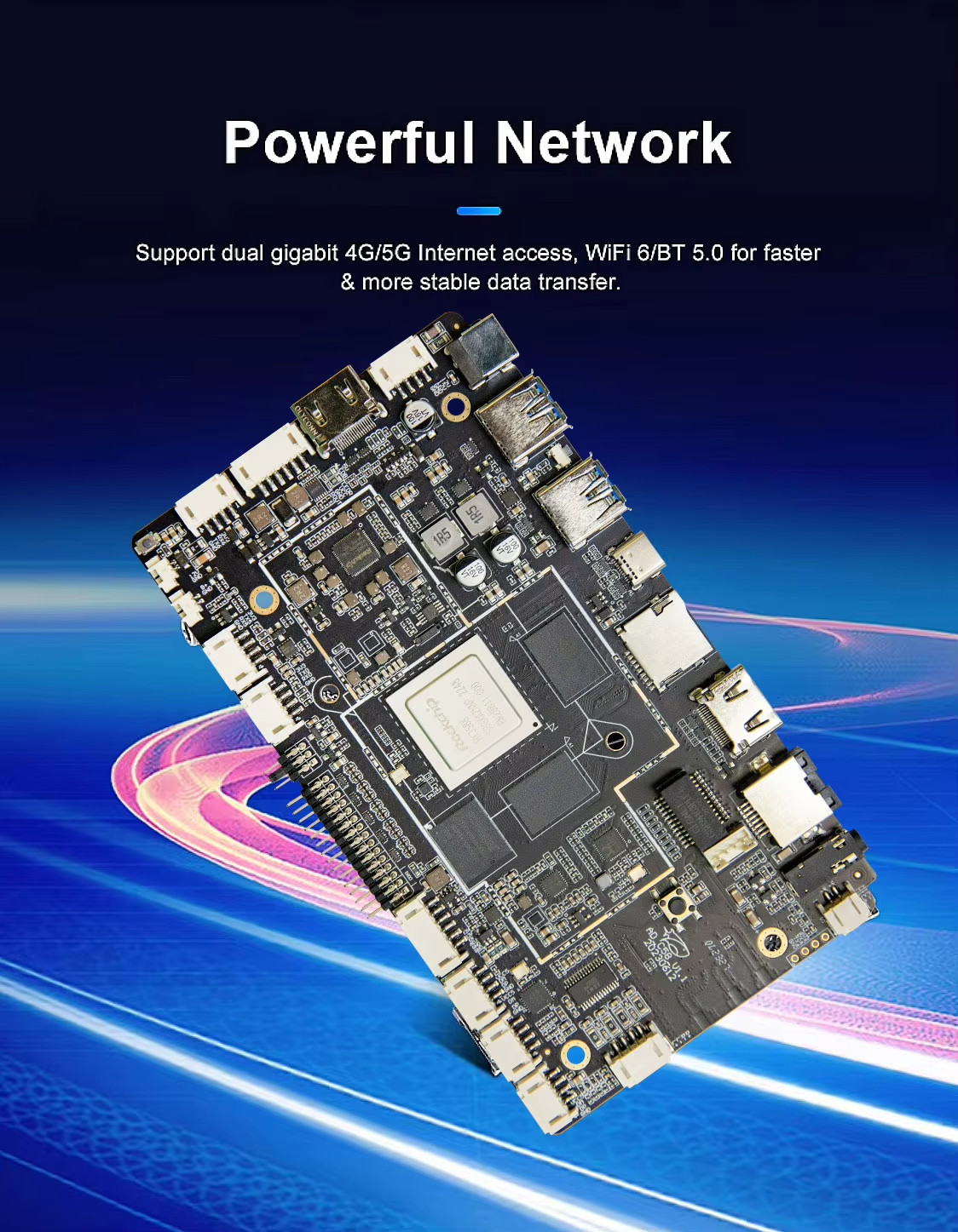 RK3588 Octa-core CPU 8K AI Edge Computing Industrial PCB PCBA Electronic Circuit Board