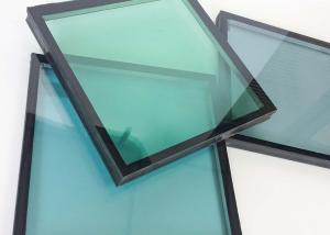 Quality 5mm Air Spacer Curved Insulated Tempered Glass Tinted Blue Sealant Sealed wholesale