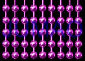 Quality 0.177 Inch Diameter Metal Ball Chain Beaded Curtains For Exterior Decoration wholesale