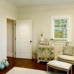 Solid Wooden Composite Front Doors , Interior Double Swing French Doors Long
