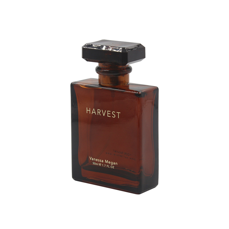 Plastic Cap Custom Glass Perfume Bottles 60 ml Capacity For Skin Care Cream