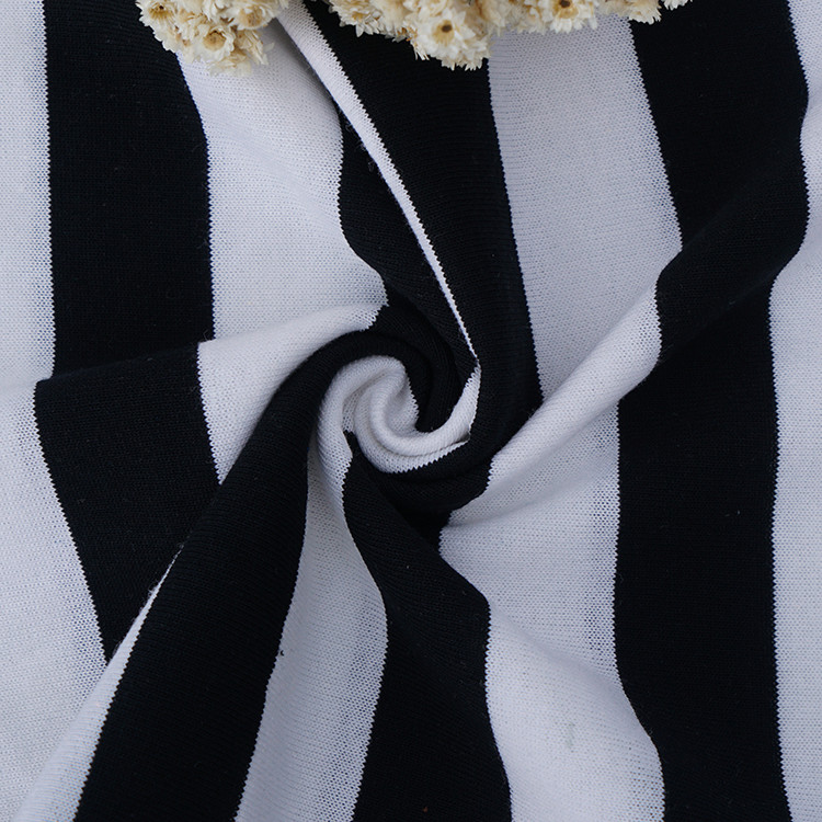 Durable And Comfortable Texture Pure Cotton ​Striped Material Fabric For Tracksuit