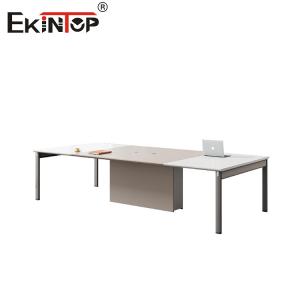 Quality Modern Aluminum Alloy Legs Conference Table For 6 Person Meeting Table wholesale