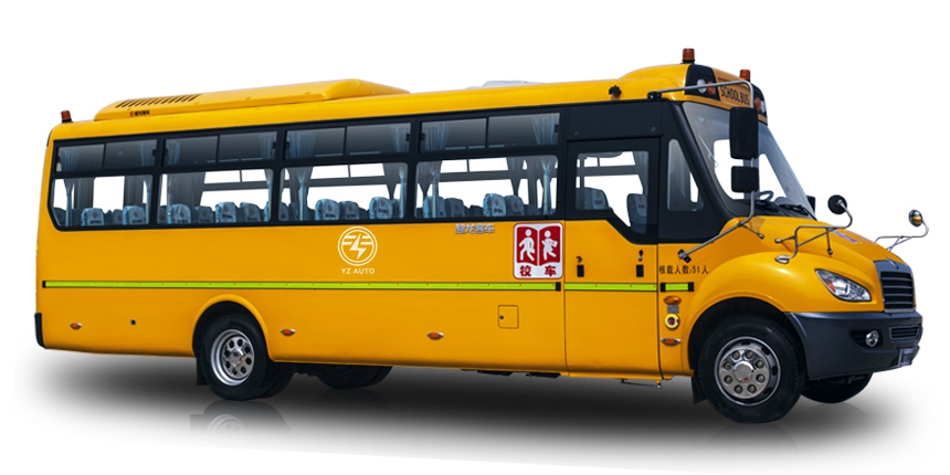 3.767L Displacement Diesel Fuel Dongfeng 24-39seat Mini Bus Medium Size Yellow School Bus