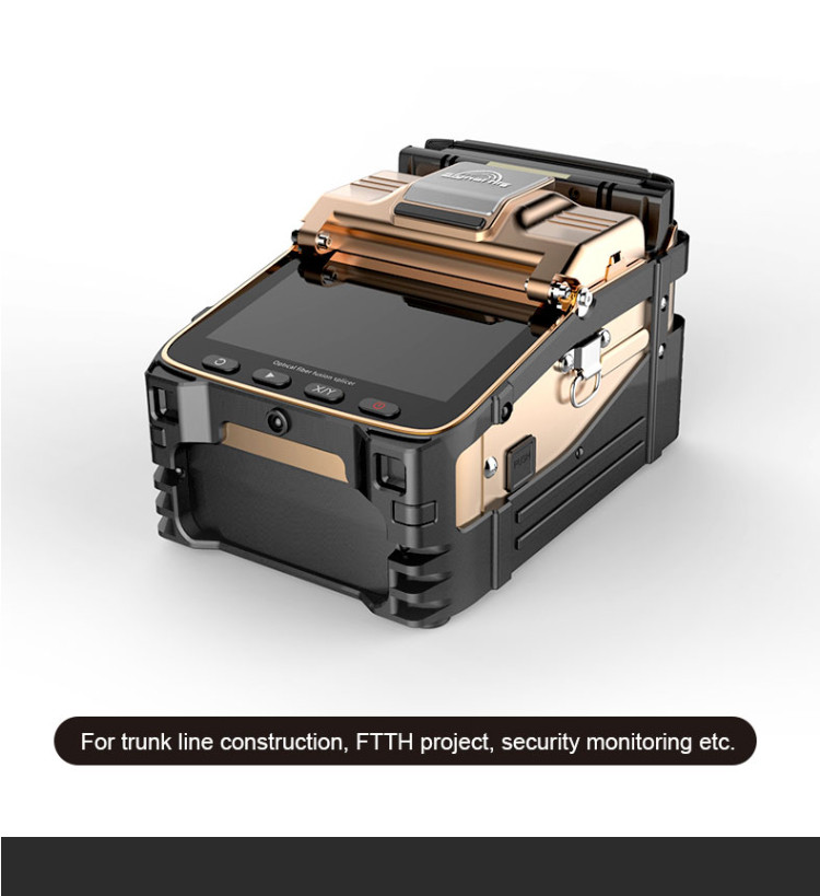 6 motor Fiber Optic Fusion Splicer for SM MM Bare Pigtail