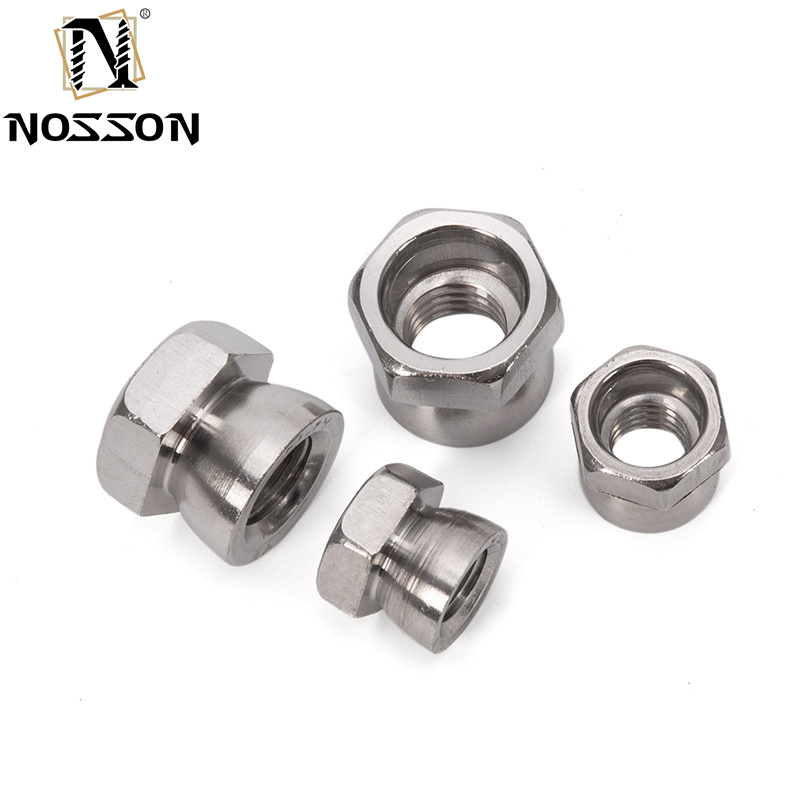 Chrome Plated M6 M8 M10 Stainless Steel Security Nuts 8mm-50mm Lengths for Bolt Protection and Metric Measurement System