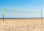 White Portable Volleyball Net , 4.5lbs Volleyball Training Net