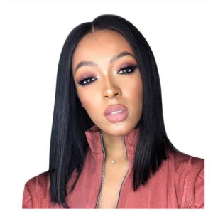 Quality 100% Virgin Bob Wigs Human Hair Full Lace Wigs With Baby Hair 10A Grade wholesale