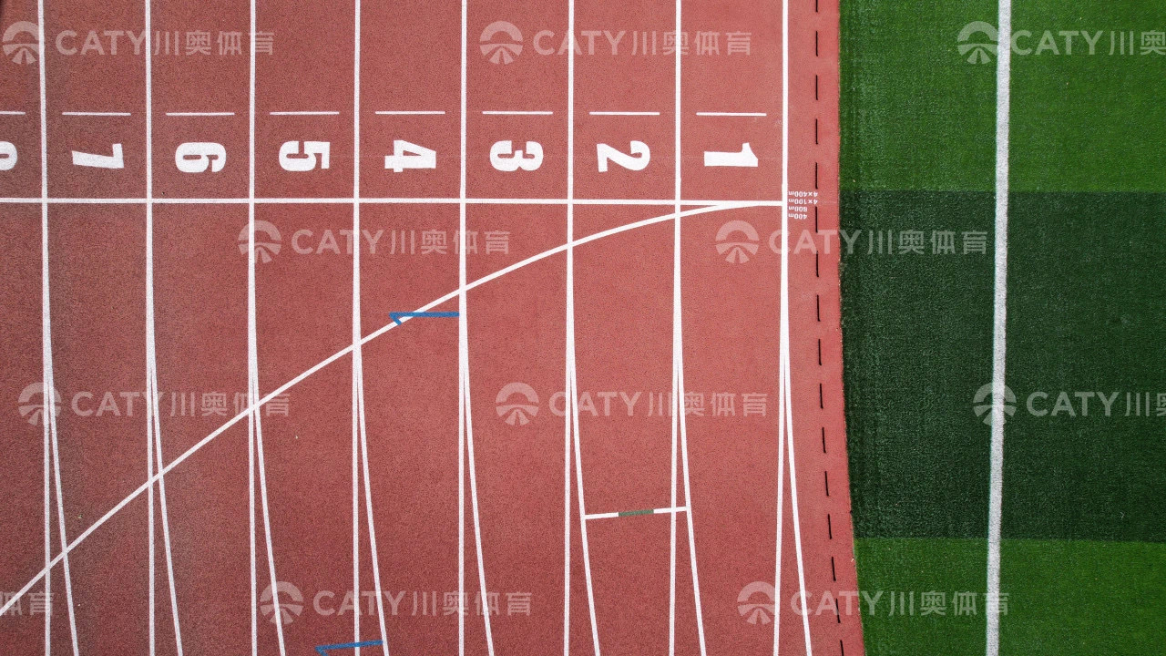 IAAF Sandwich System Semi-prefabricated Running Track Athletic Track and Field Materials EPDM Rubber Granules for Playground Surface