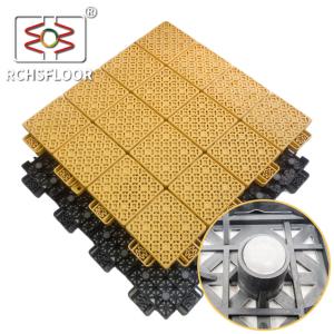 Quality PP Interlocking Floor Tiles 414g Sports Court Surface Tiles wholesale