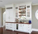 Custom Luxury Living Room Furniture Wooden Wine Bar with Modern Furniture Style
