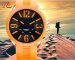 A silicone band quartz Wrist Watch suitable for climbing skiing and outdoor
