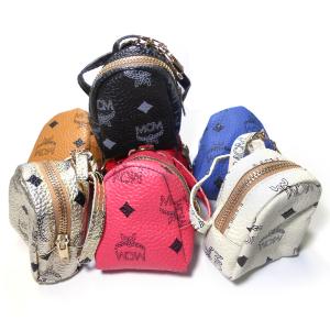 Quality Custom Glitter Leather Mini Backpack Keychain Nickle Plating wholesale