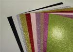 Multi Color Glitter Card Stock Paper , 300gsm Or 200gsm A4 Glitter Card