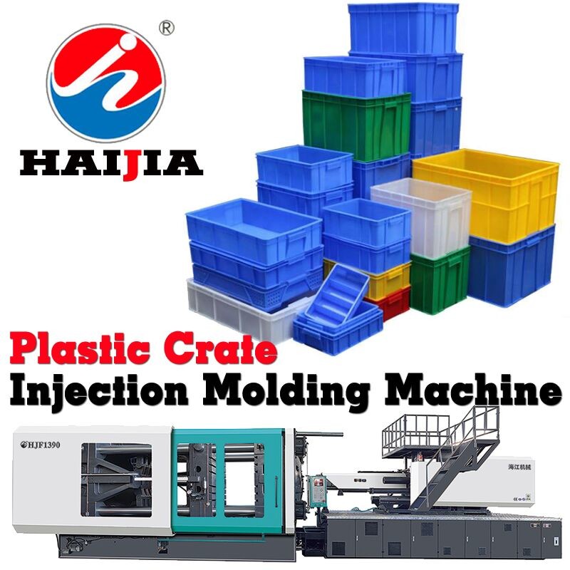 Plastic Fruit Box Production Injection Molding Making Machine With Servo Motor