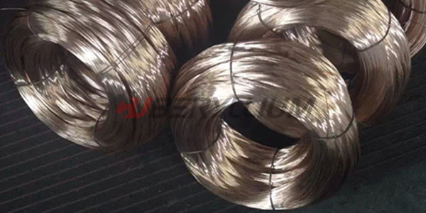 Material Cuco2be CW104C Cobalt Copper Beryllium Wires UNS C17500 0.8mm 0.9mm 1mm