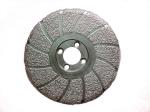 Vacuum Brazed Metal Bonded Diamond Grinding Wheel For Concrete / Masonry Surface