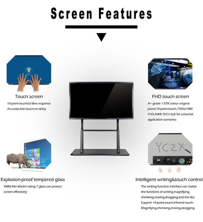 8ms Electronic Smart Whiteboard 70in Interactive Digital White Board