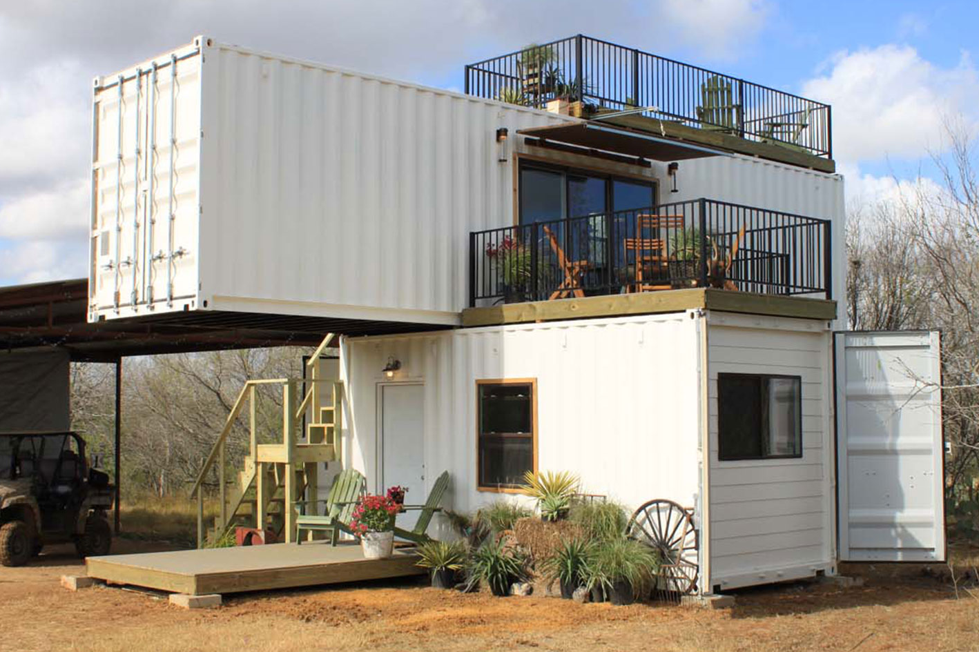 Convenient Container House Expandable 2 Story Modern Container Homes