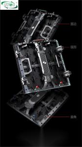 Quality 3840Hz Indoor Outdoor Stage Rental LED Display With Corner Protector wholesale