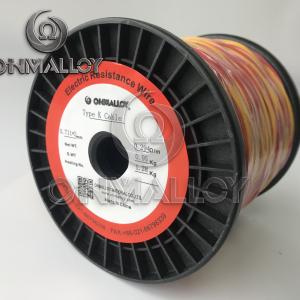 Quality Type K Thermocouple Compensation Cables 0.711mm Fiberglass Insulation 450 Degress wholesale