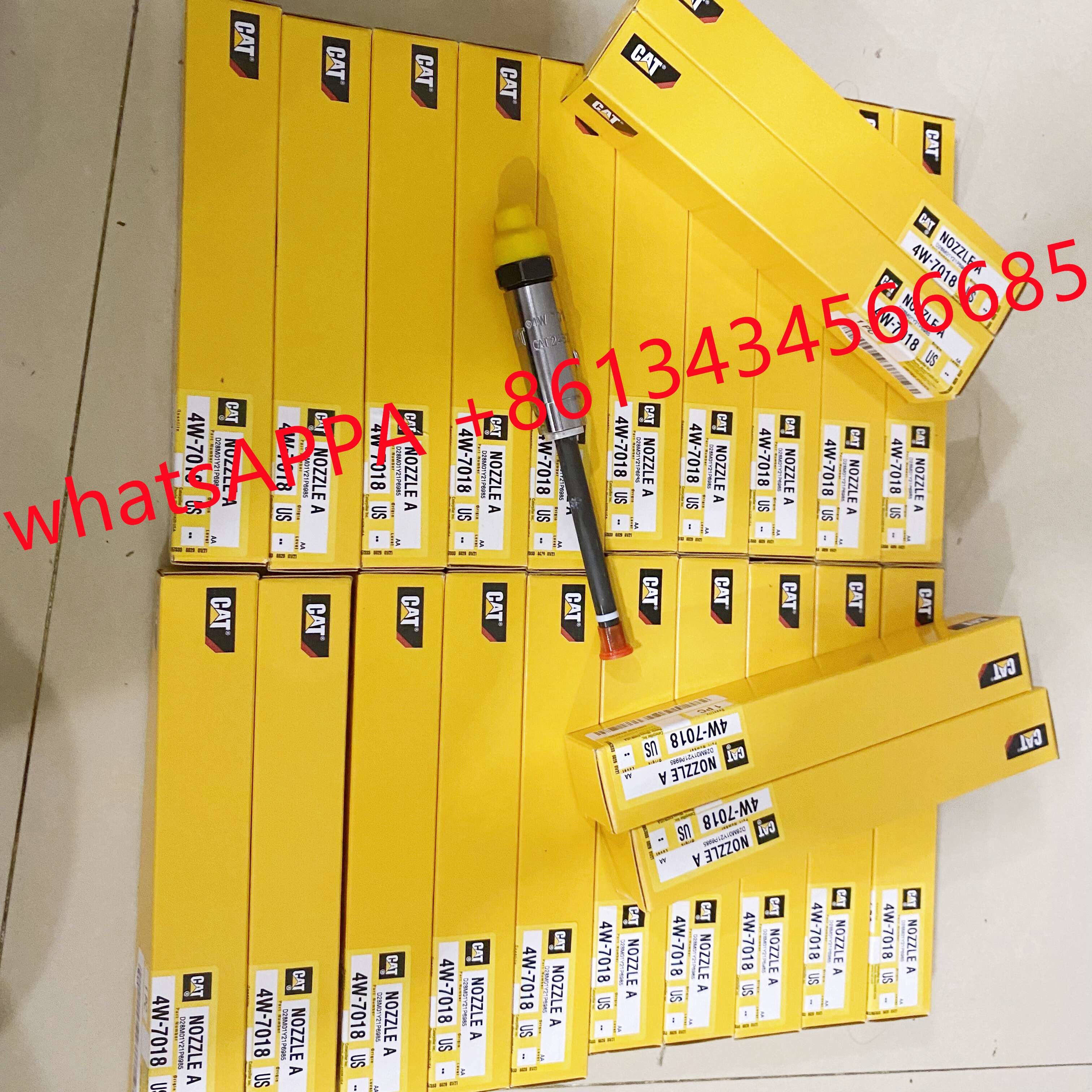 Diesel Fuel Injector Pencil Nozzle 4W7018 0R3422 For Caterpillar CAT 3406B 3406C 3412