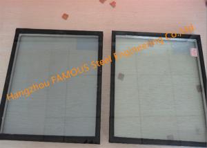 Quality 300mmx300mm 5mm Glass Curtain Wall Facade , Double Silver Insulated Low E Glass wholesale